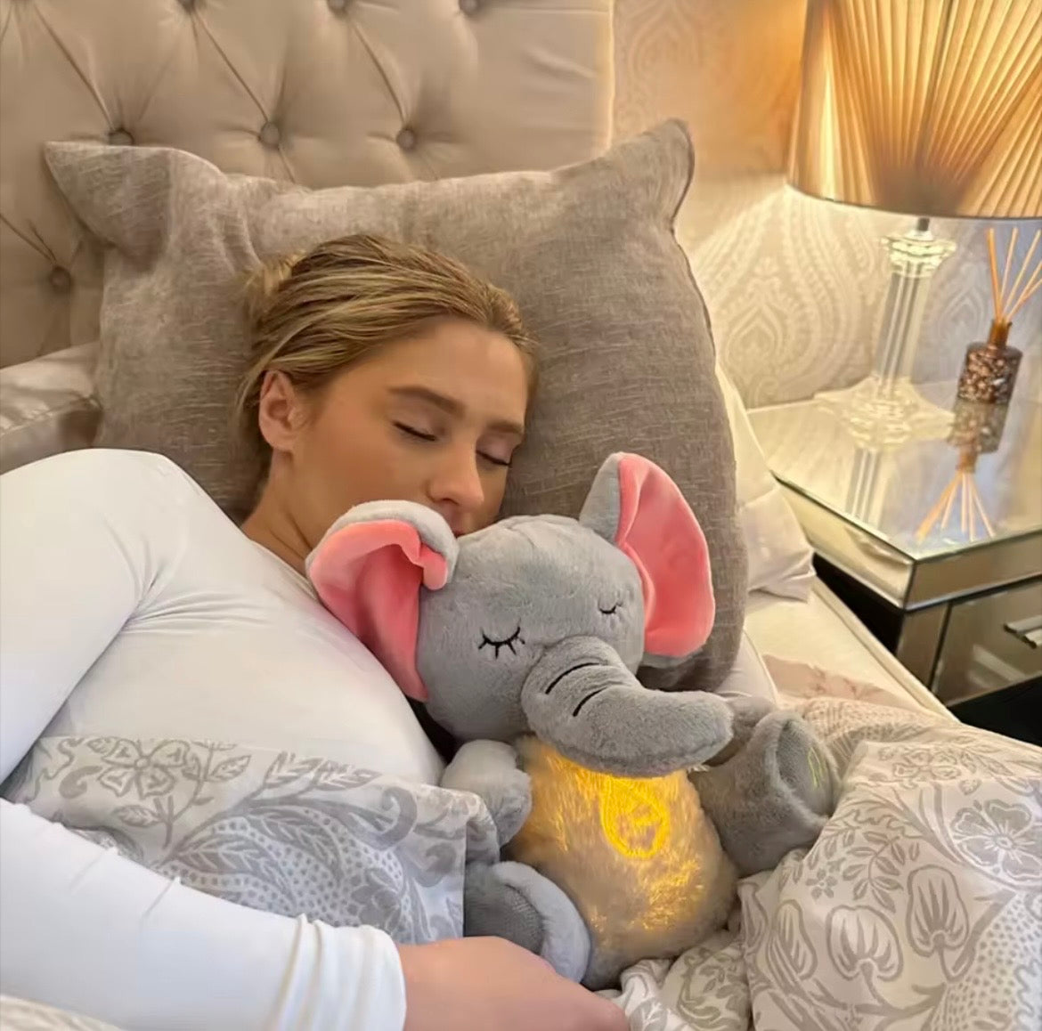 Breathing Elephant Teddy Bear